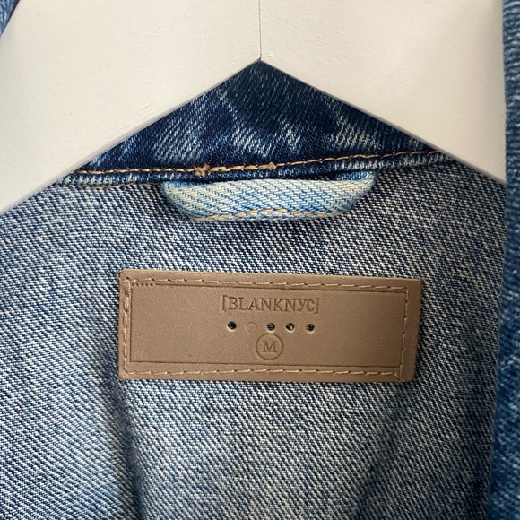 Blank NYC Two-Tone Blue Denim Jacket - Picture 3 of 7
